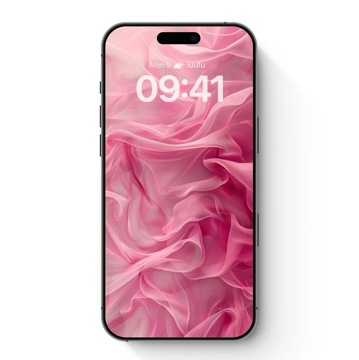 Ethereal Pink Silk Waves