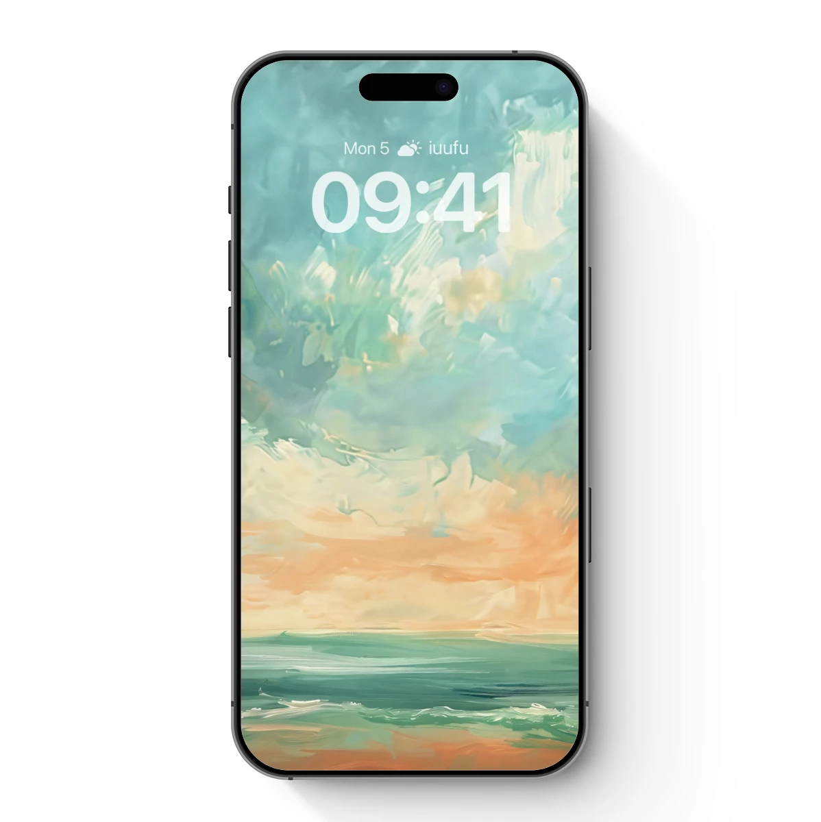 Abstract Coastal Serenity