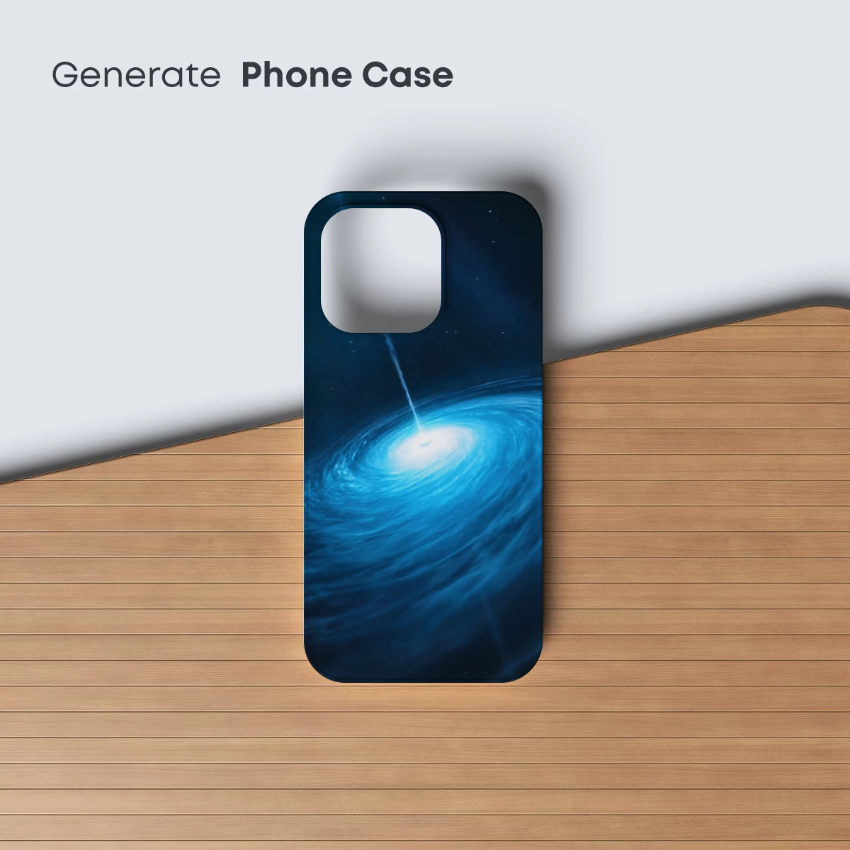 Cosmic Vortex: Blue Spiral Galaxy - Image 3