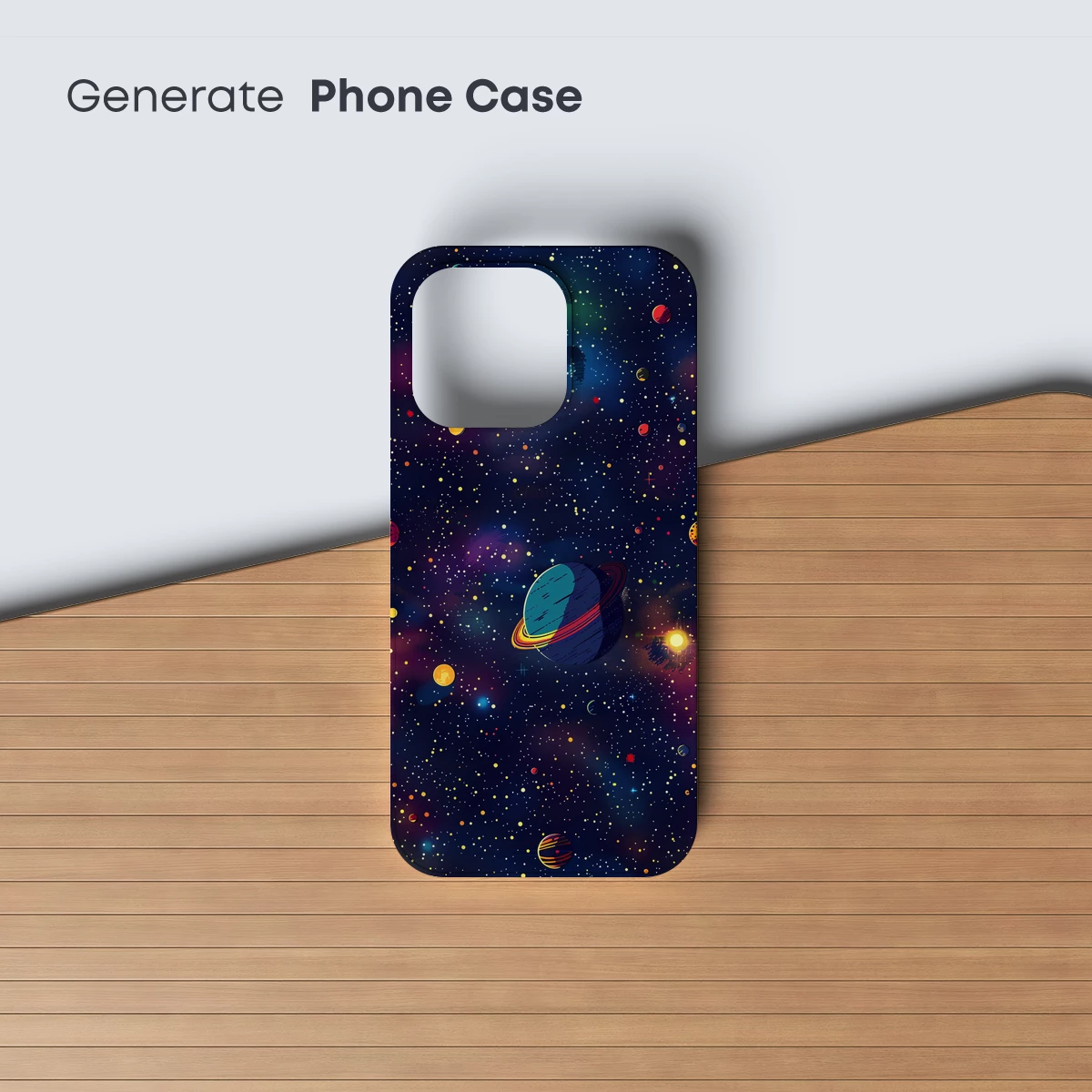 Cosmic Symphony: Vibrant Planets in Starlit Space - Image 3