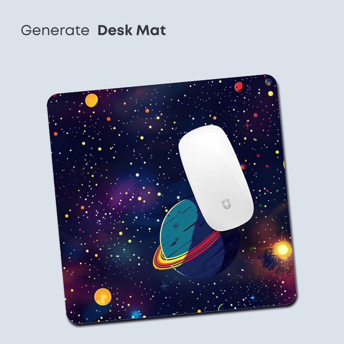 Cosmic Symphony: Vibrant Planets in Starlit Space - Image 4