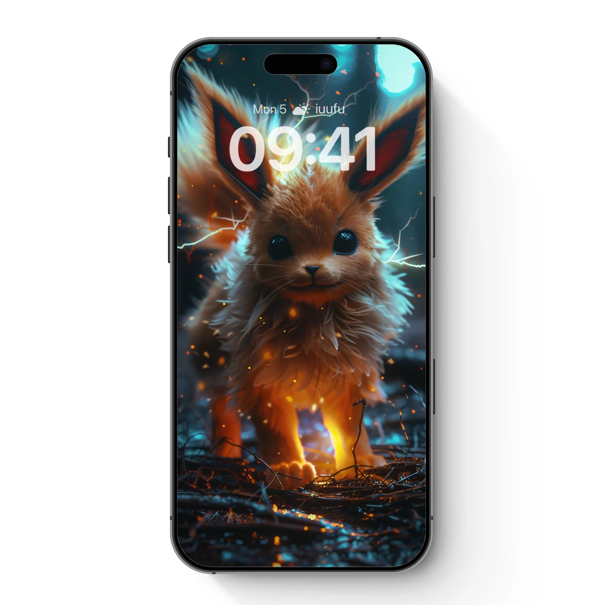 Electric Eevee: A Sparkling Fantasy Creature