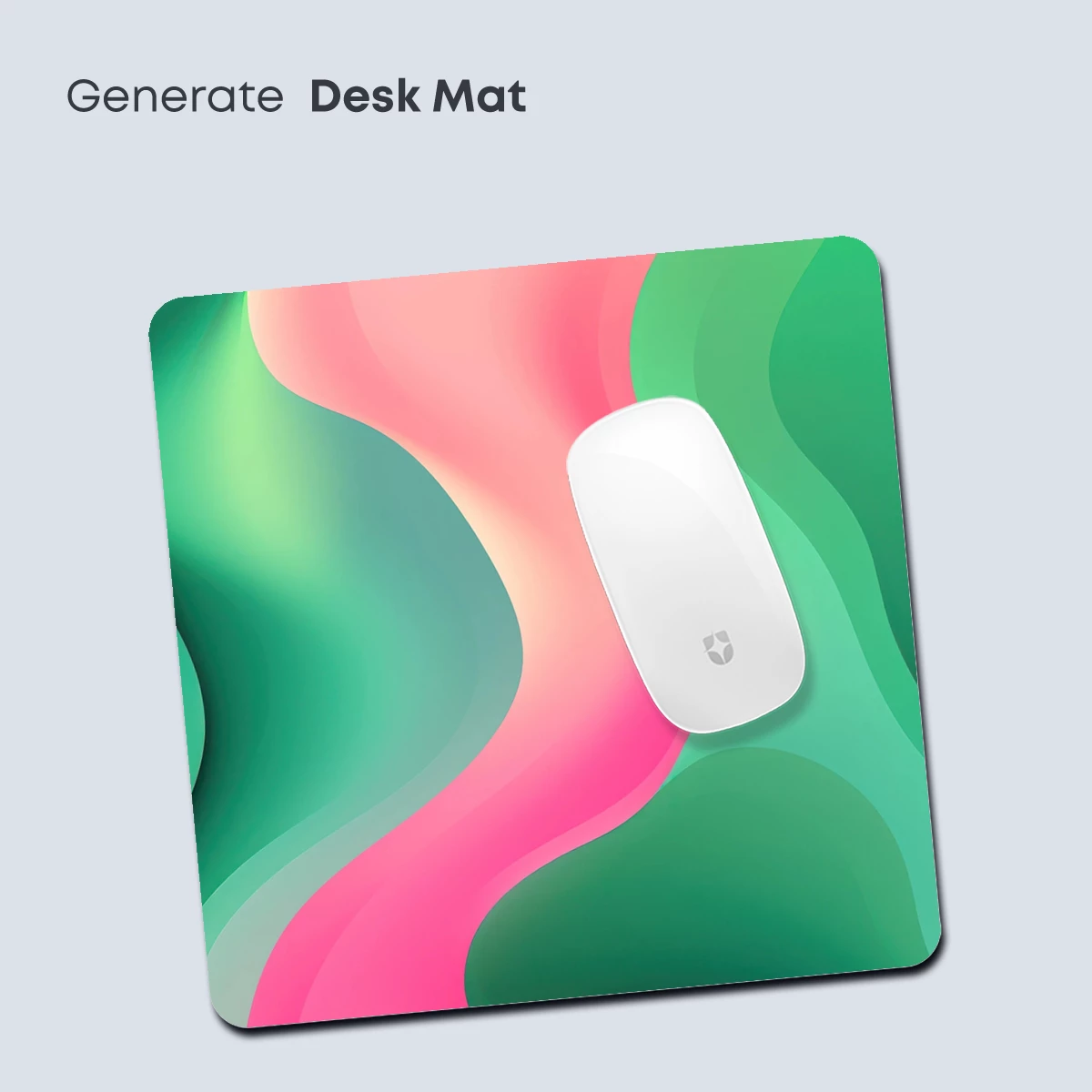 Fluid Fusion: Pink and Green Abstract Waves - Image 4