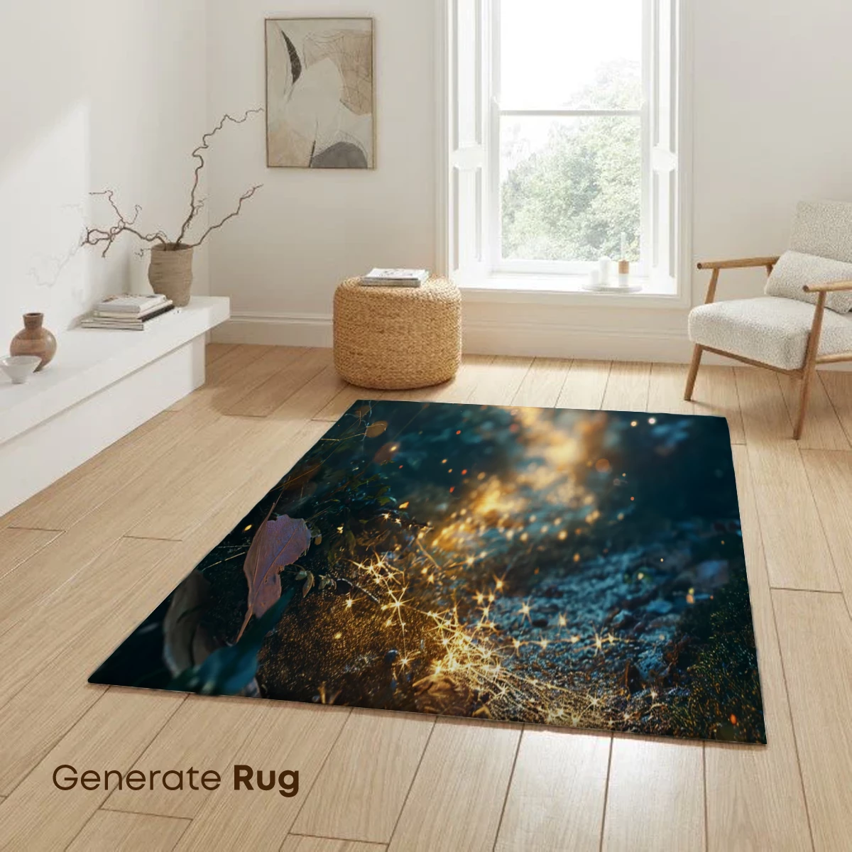 Enchanted Forest Path: Glittering Starlight Trail - Image 6