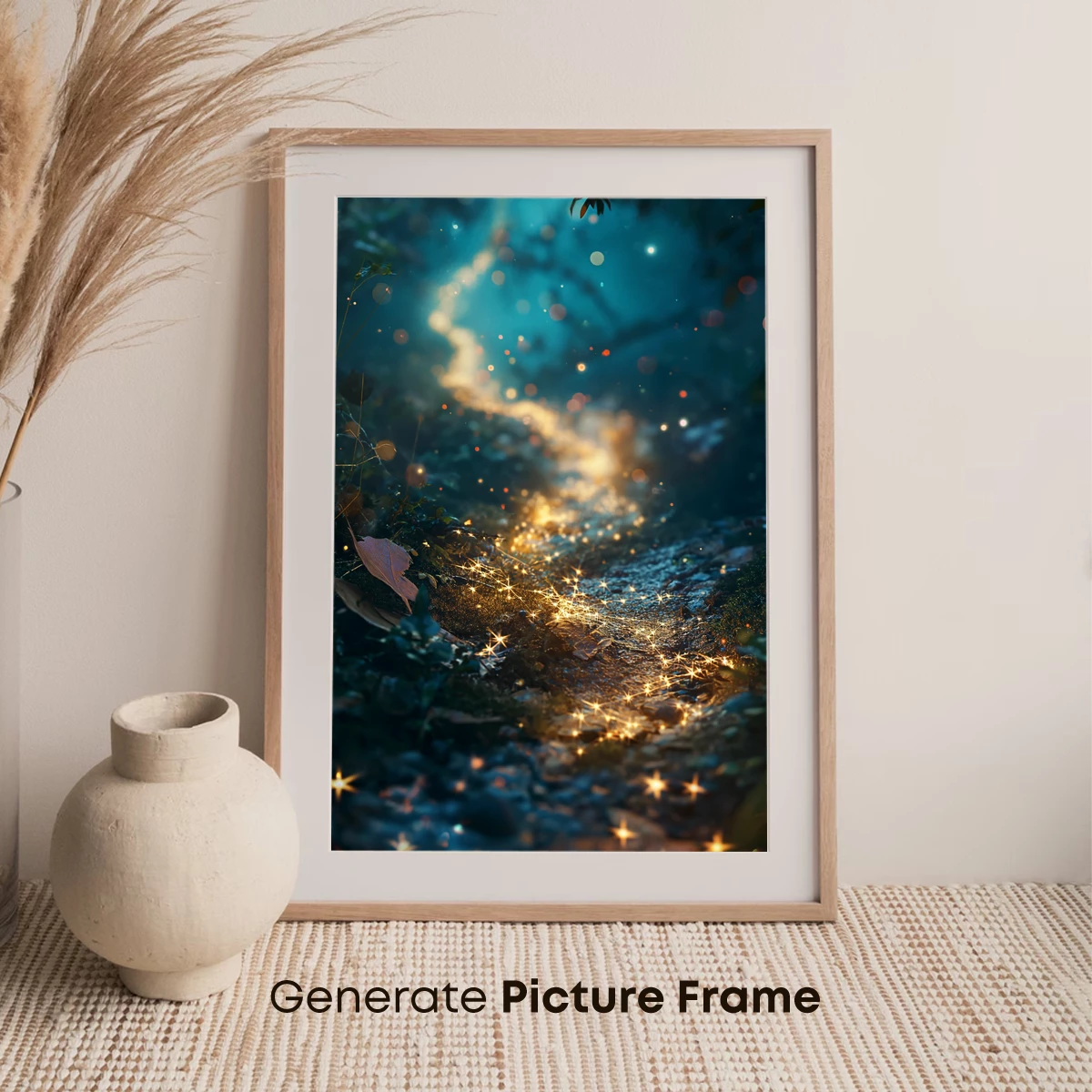 Enchanted Forest Path: Glittering Starlight Trail - Image 7