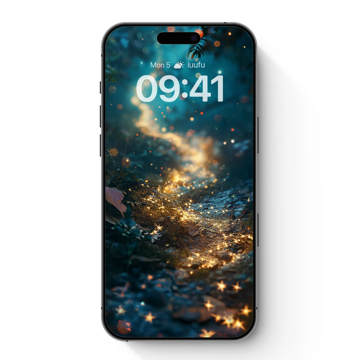 Enchanted Forest Path: Glittering Starlight Trail