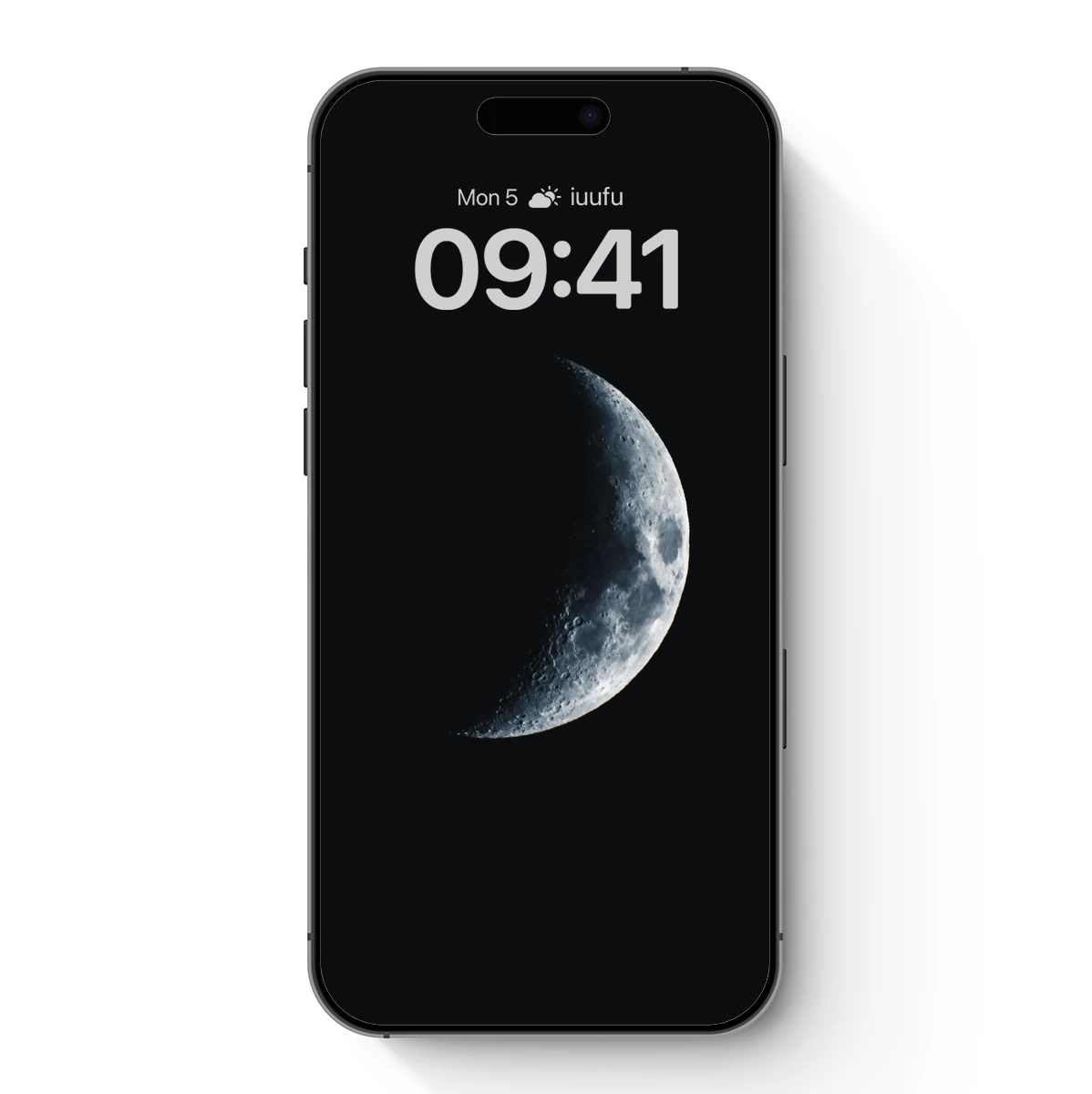 Crescent Moon's Serene Embrace