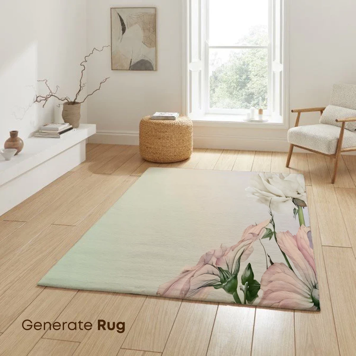 Ethereal Floral Symphony in Pastel Hues - Image 6