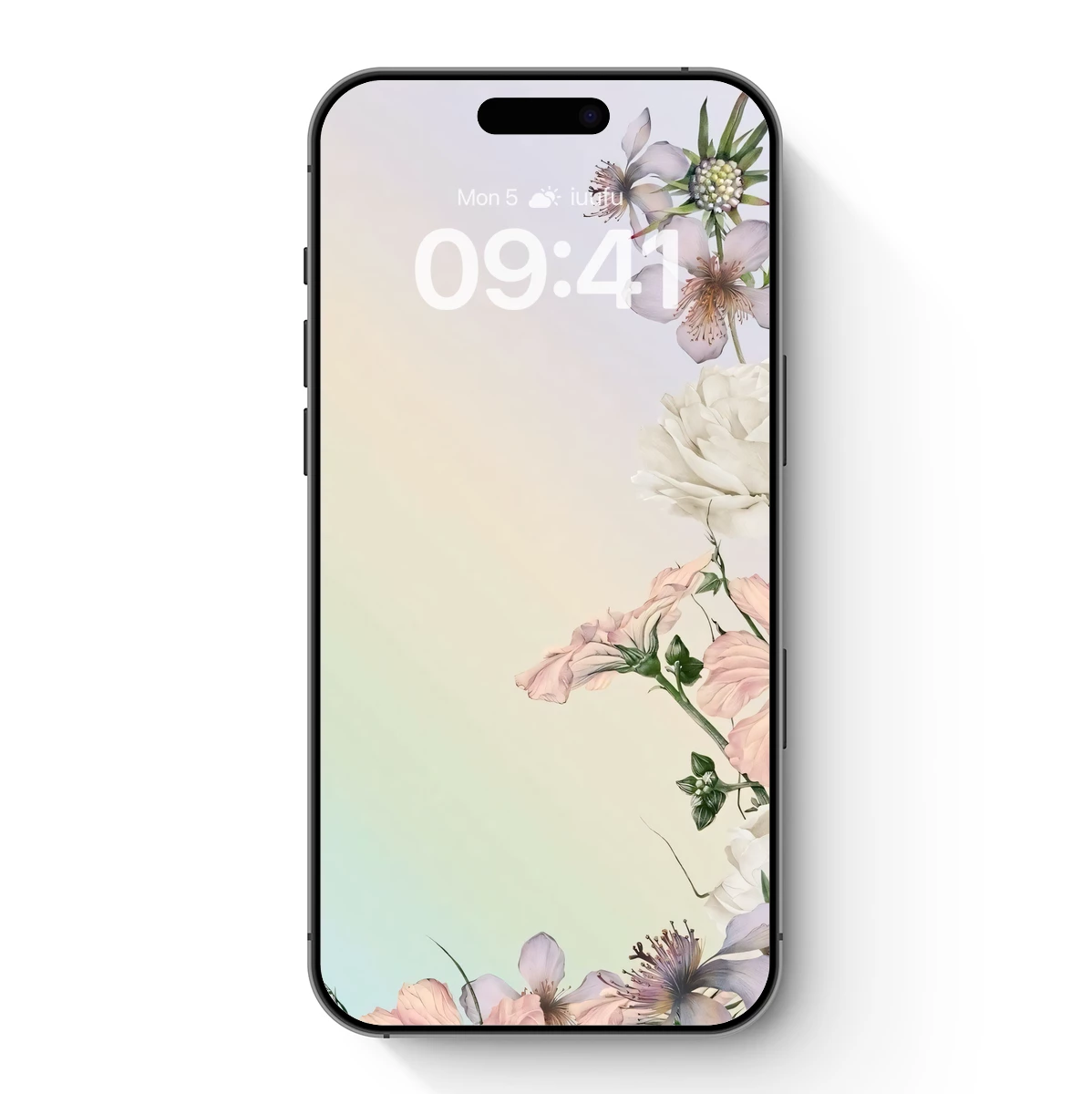 Ethereal Floral Symphony in Pastel Hues