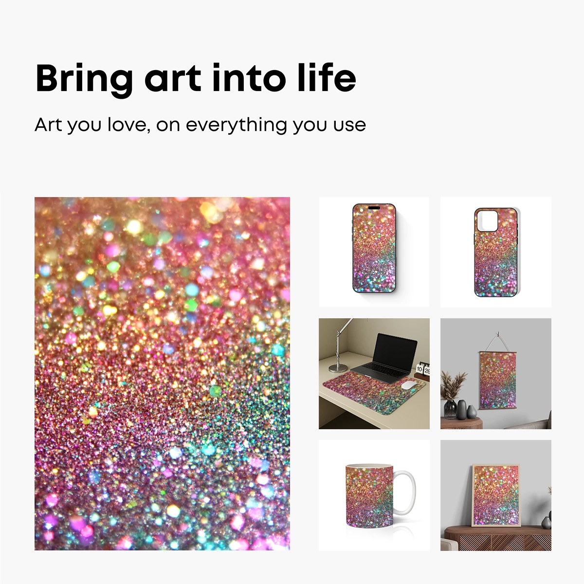 Iridescent Glitter Symphony - Image 2