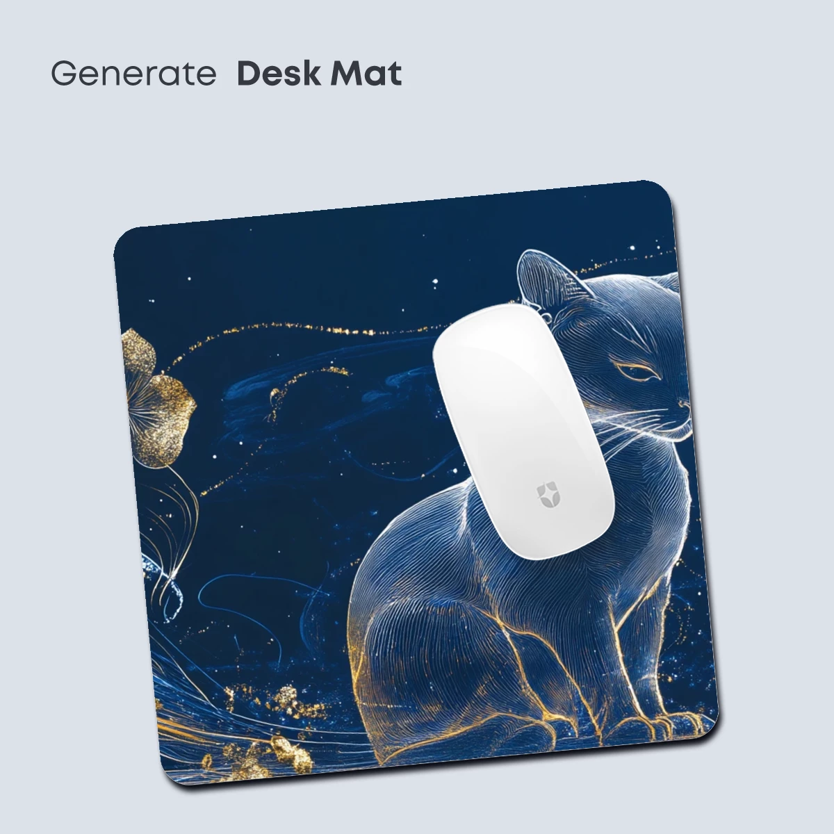 Ethereal Feline in Midnight Bloom - Image 4