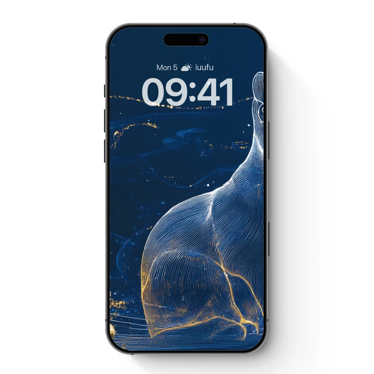 Ethereal Feline in Midnight Bloom Ethereal Feline in Midnight Bloom