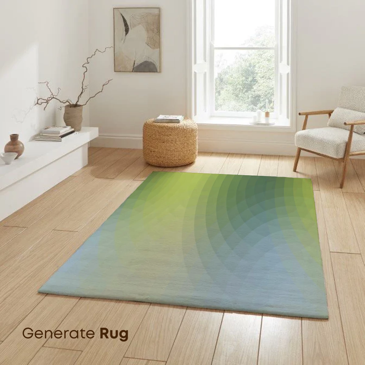 Concentric Circles in Soft Hues - Image 6