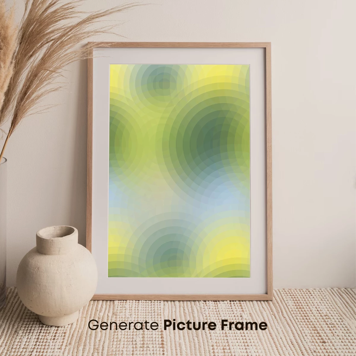 Concentric Circles in Soft Hues - Image 7