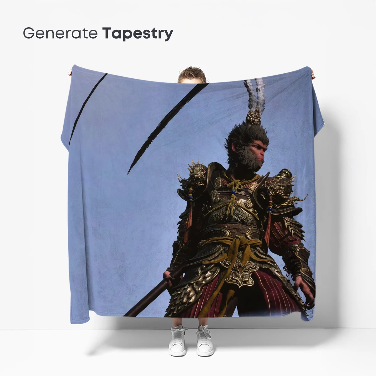 Epic Monkey Warrior: Mythical Armor and Celestial Staff - Image 5