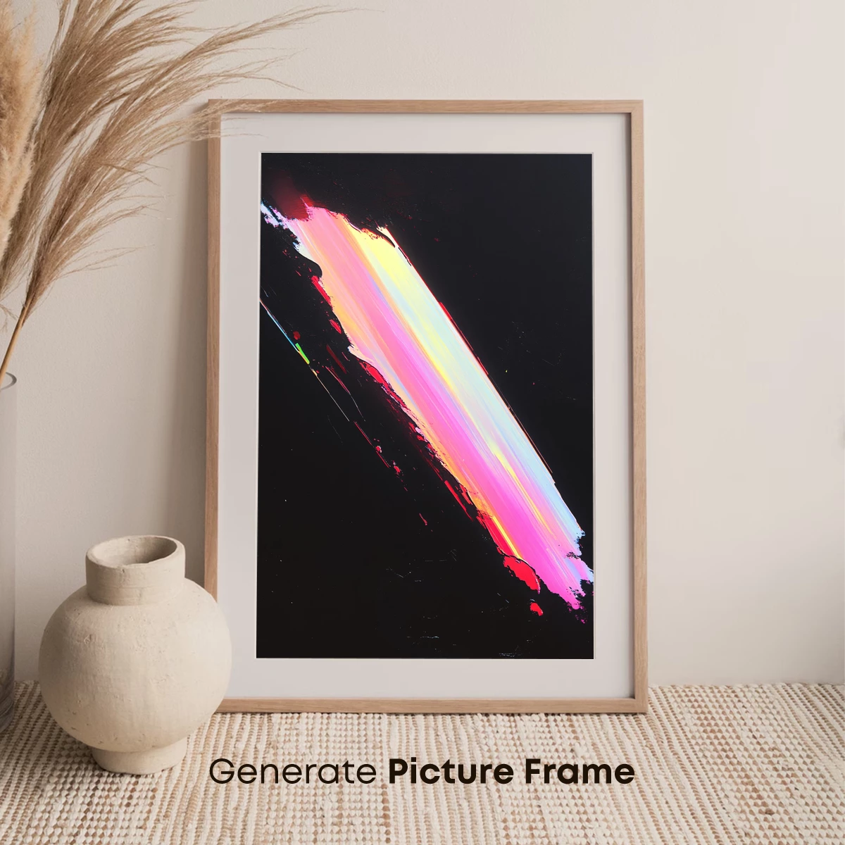 Neon Brushstroke Symphony - Image 7