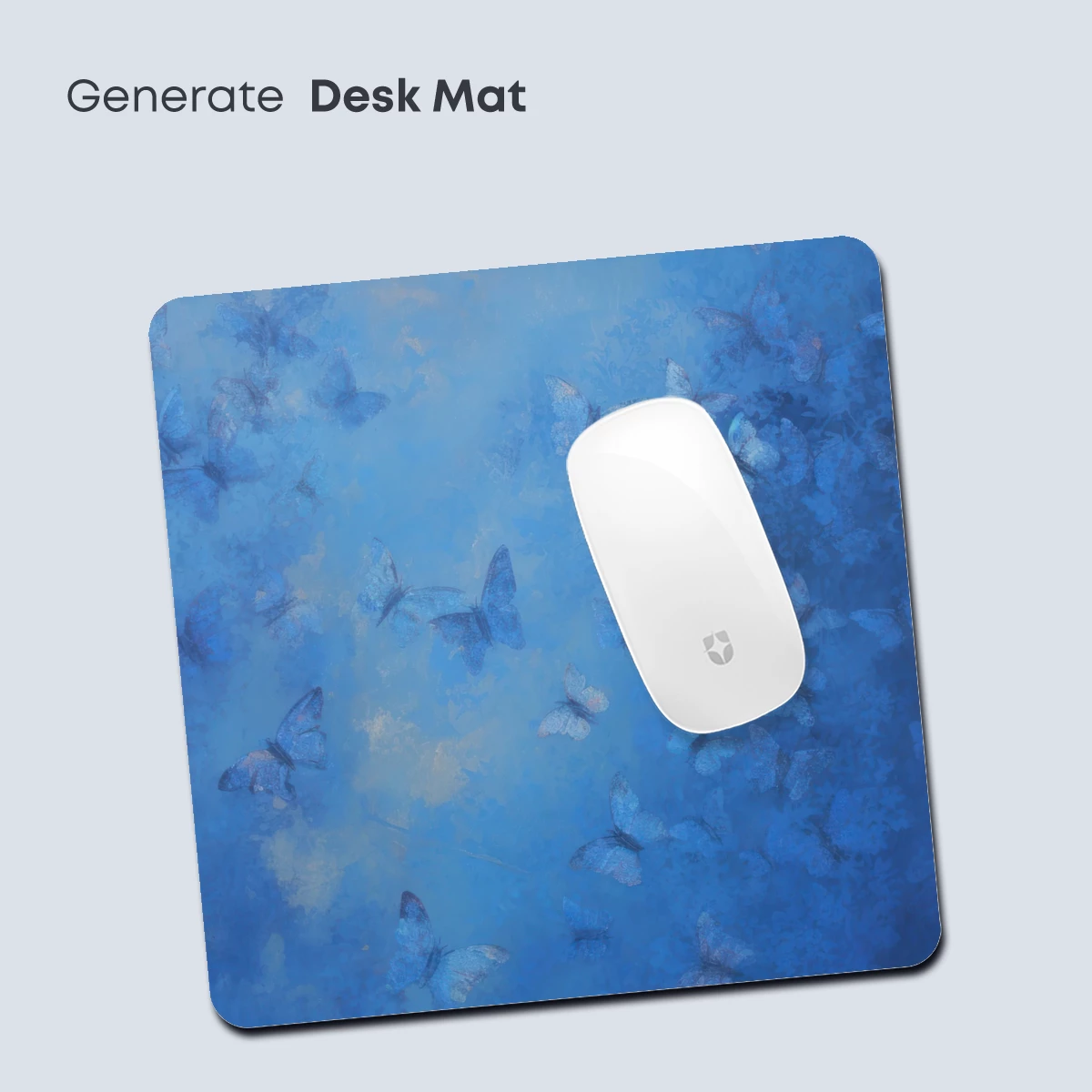 Blue Butterfly Odyssey: Ethereal Flight in Monochrome - Image 4