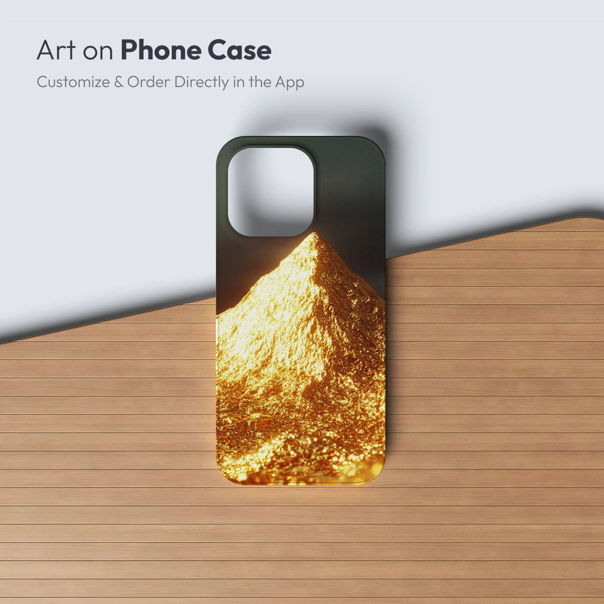 Golden Peak: Radiant Mountain Majesty - Image 3