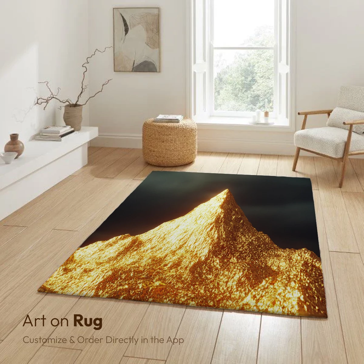 Golden Peak: Radiant Mountain Majesty - Image 6