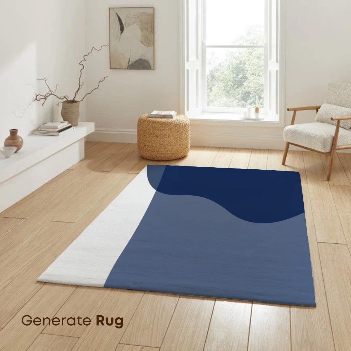 Fluid Blue Elegance: Abstract Waves in Harmony - Image 6