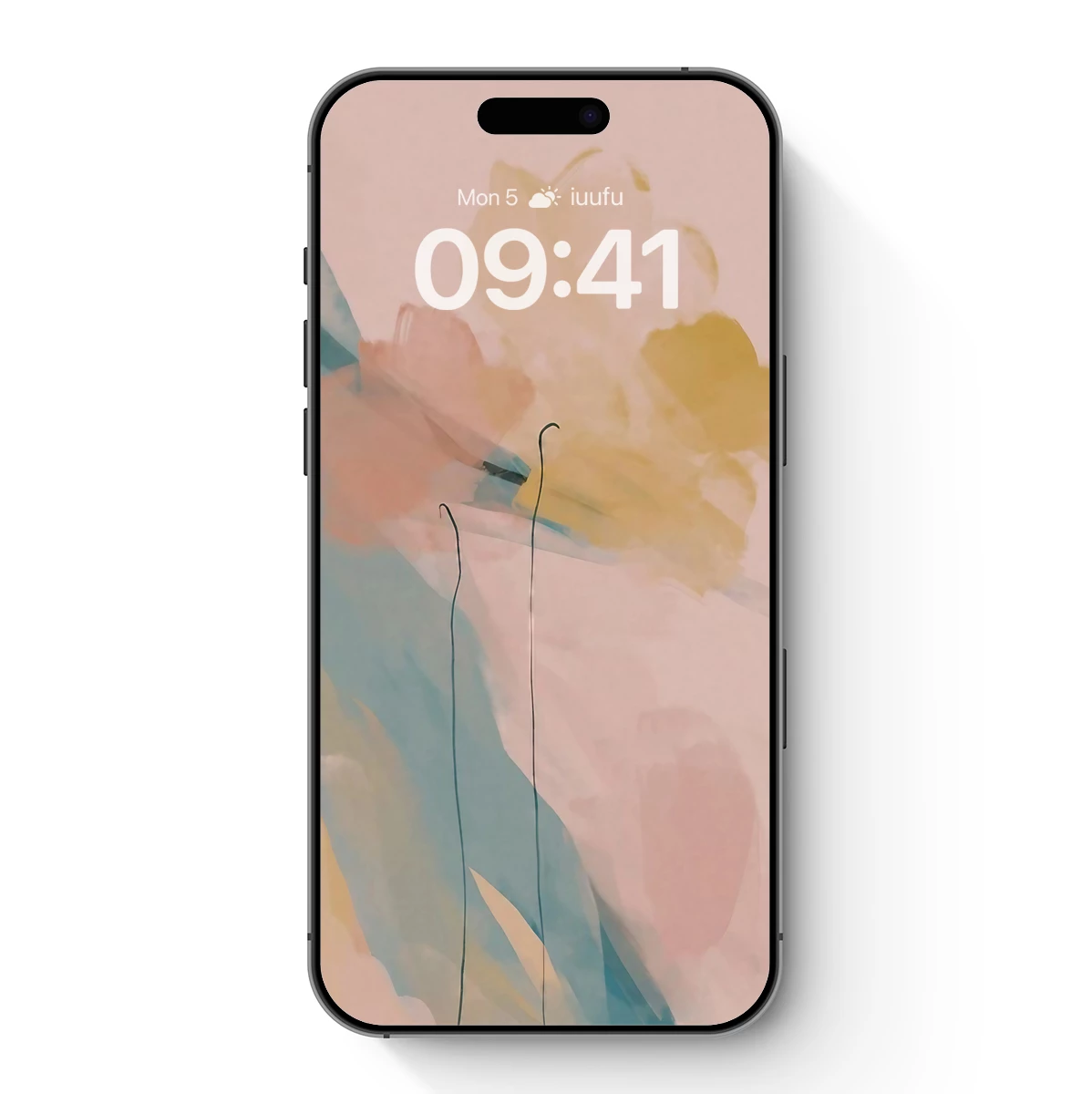 Abstract Whispers: Pastel Dreamscape