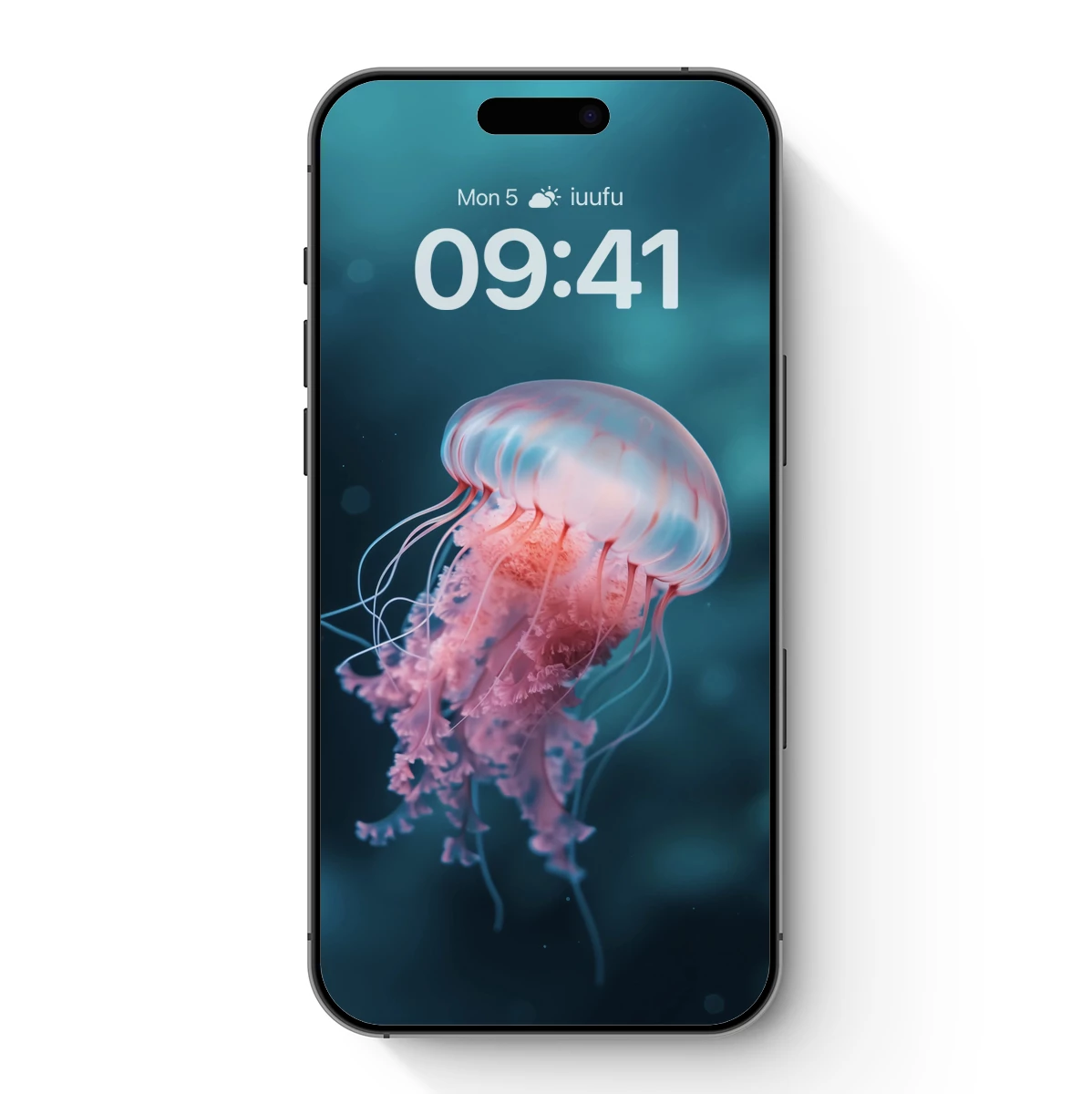 Ethereal Pink Jellyfish in Abyssal Depths