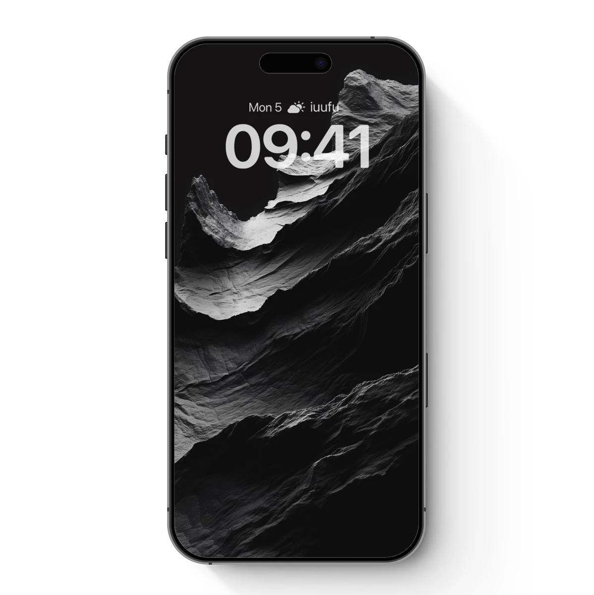 Eternal Shadows: Monochrome Rock Formations