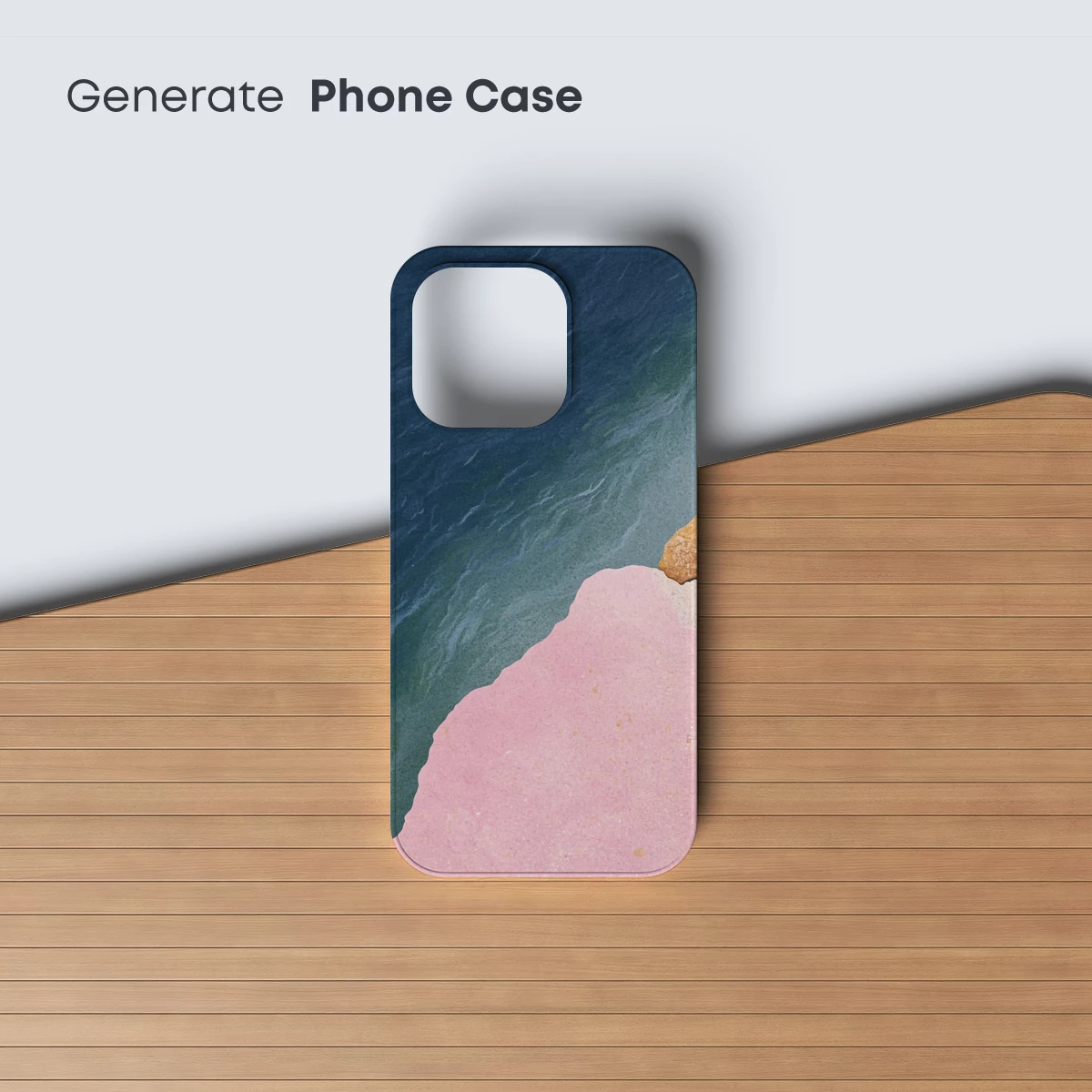 Pink Shoreline Dream: Ocean Meets Pastel Sands - Image 3