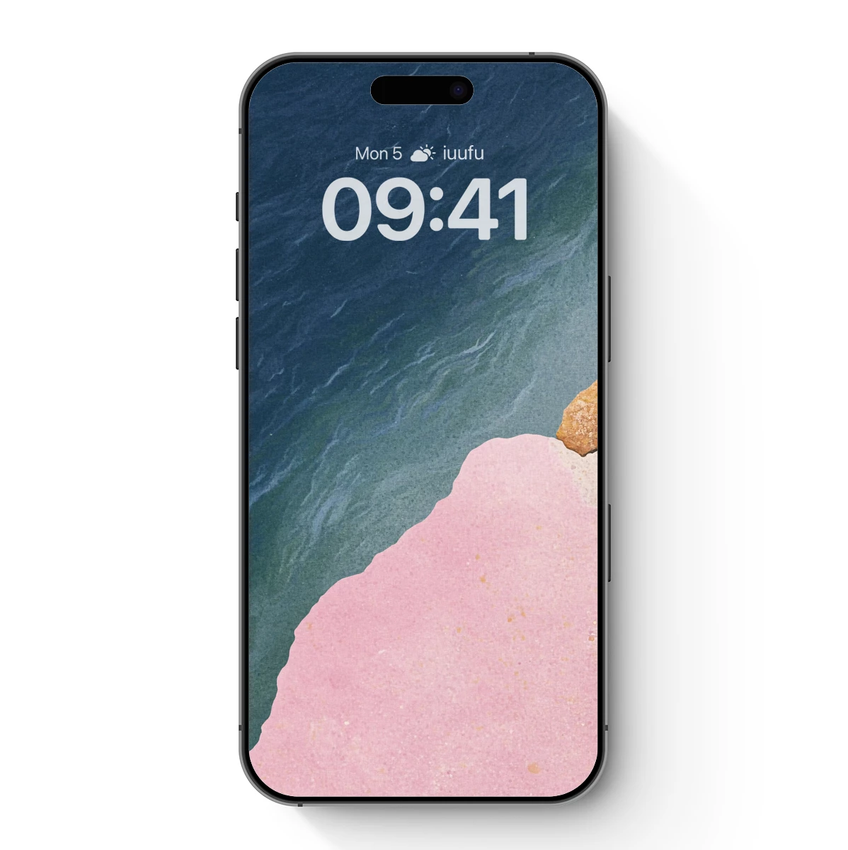 Pink Shoreline Dream: Ocean Meets Pastel Sands Pink Shoreline Dream: Ocean Meets Pastel Sands