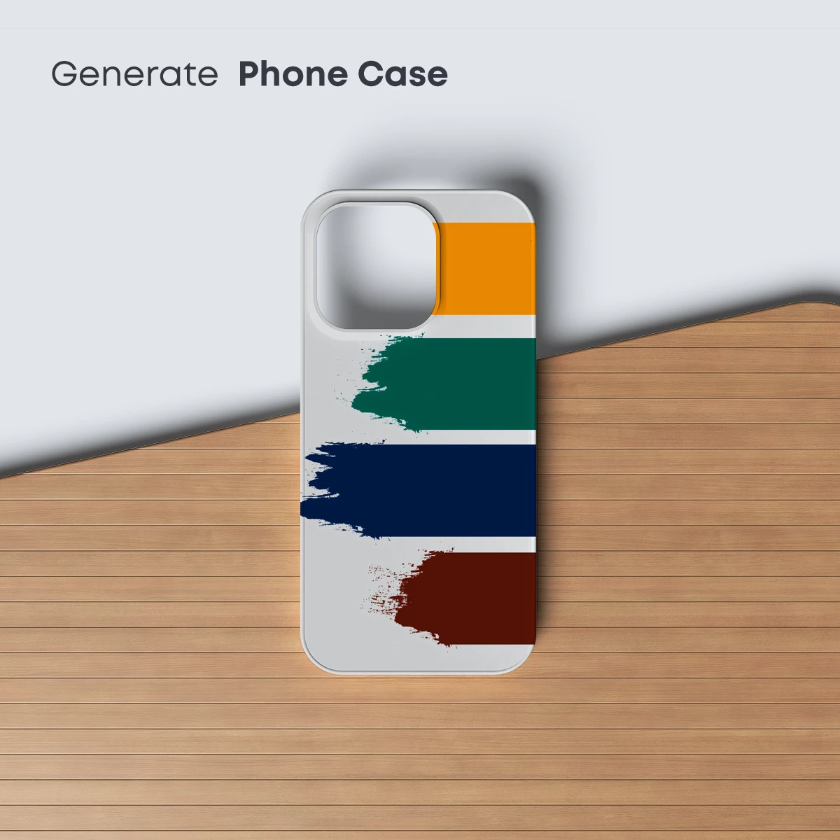 Brushstroke Symphony in Quad Colors - Image 3