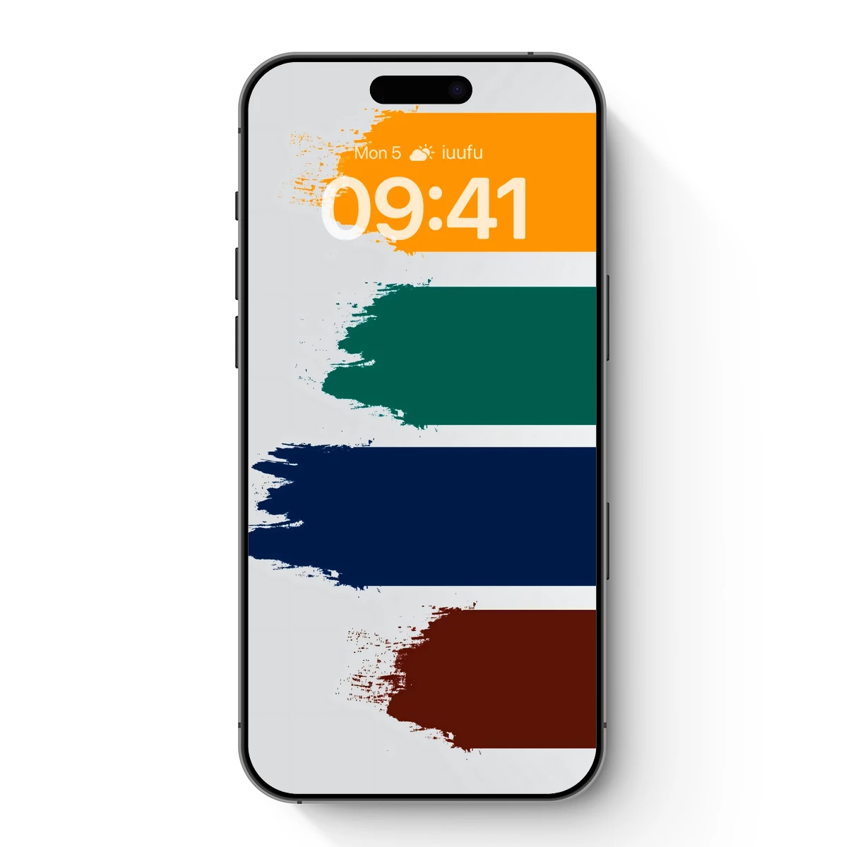 Brushstroke Symphony in Quad Colors