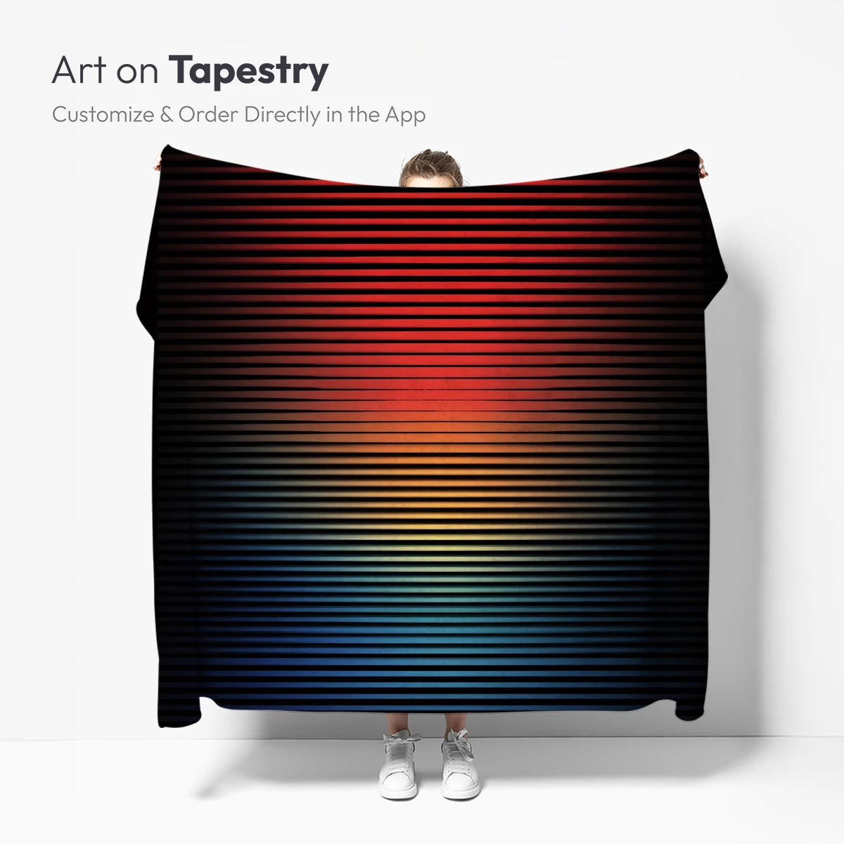 Gradient Stripes: A Symphony of Light and Shadow - Image 5