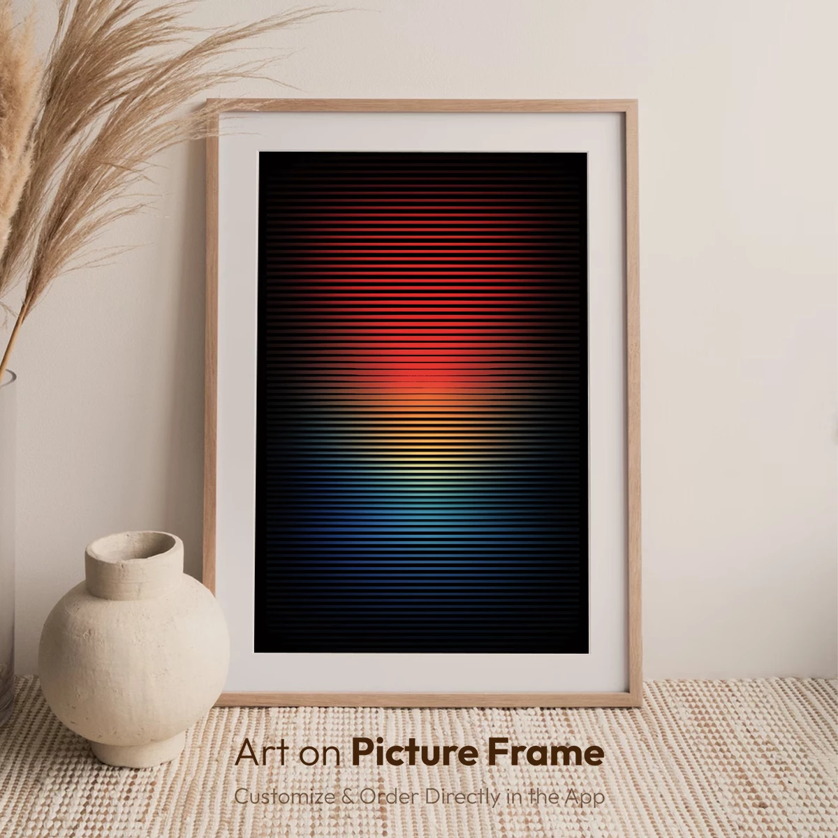 Gradient Stripes: A Symphony of Light and Shadow - Image 7