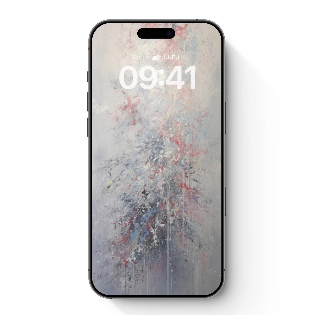 Abstract Symphony in Gray and Red