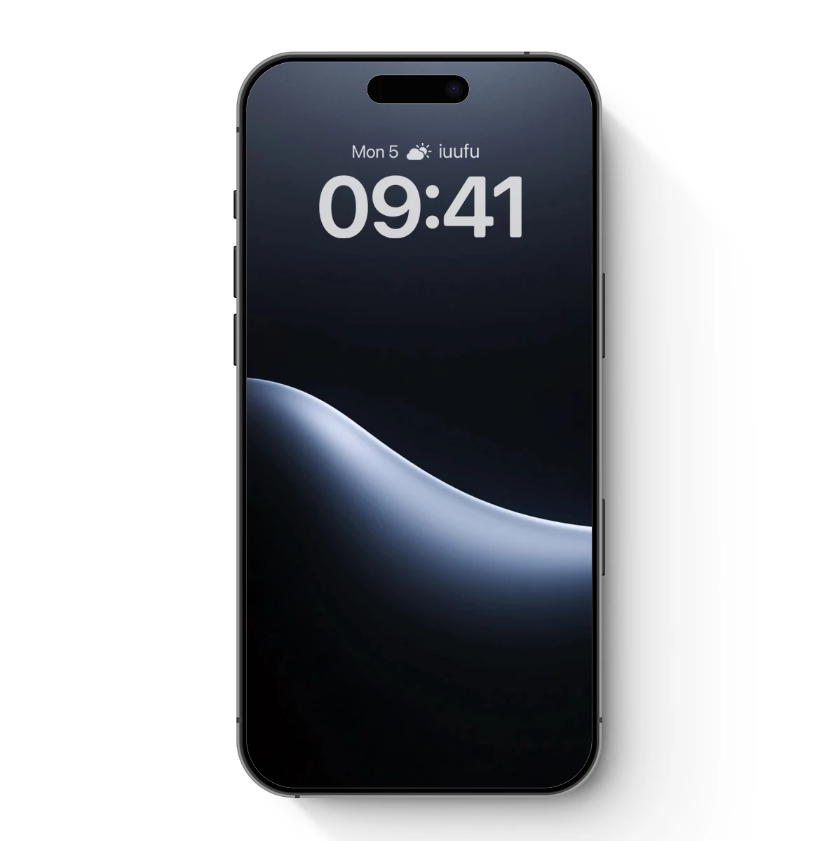 Ethereal Wave in Shadow: A Study in Minimalist Contrast