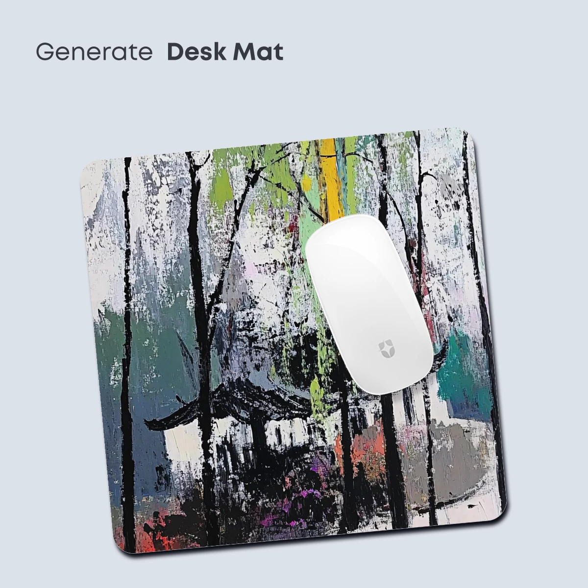 Abstract Forest Whisper: Modern Ink Fusion - Image 4