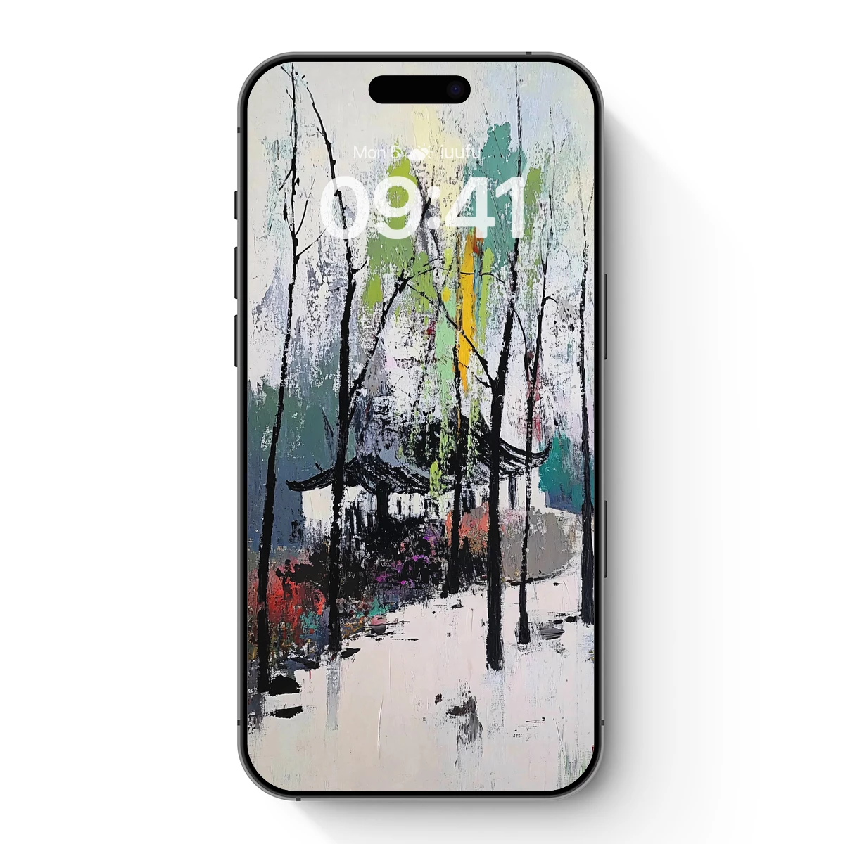 Abstract Forest Whisper: Modern Ink Fusion Abstract Forest Whisper: Modern Ink Fusion