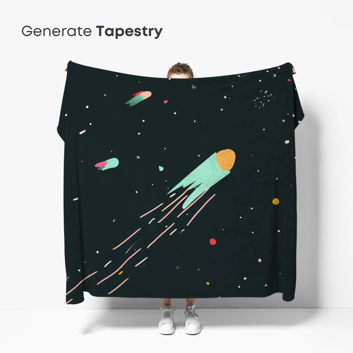 Cosmic Comet: Whimsical Space Odyssey - Image 5