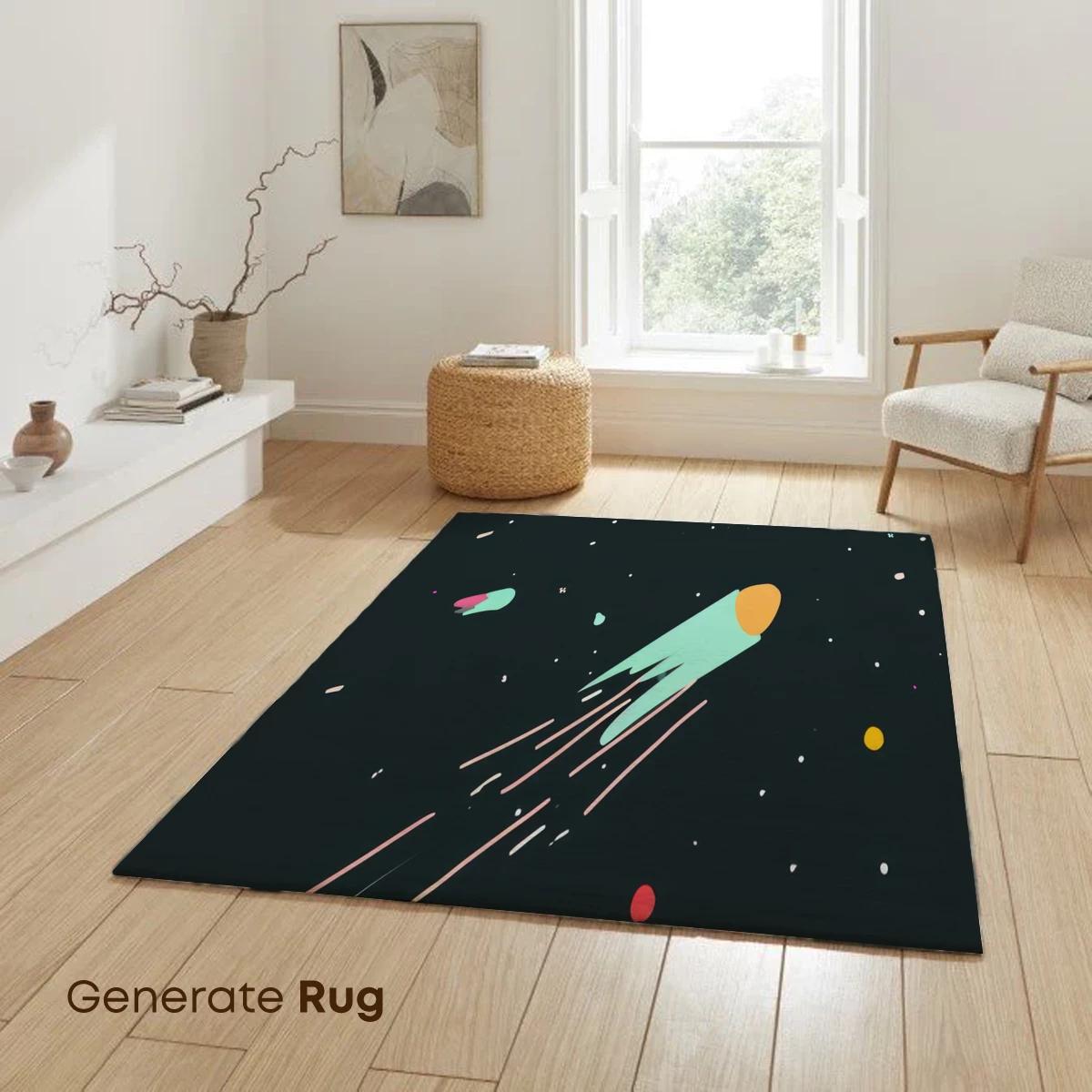 Cosmic Comet: Whimsical Space Odyssey - Image 6