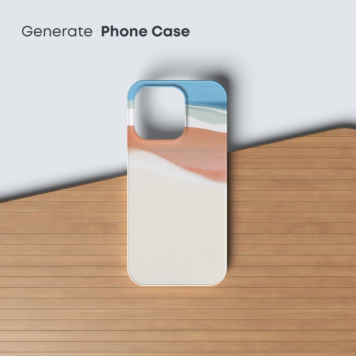 Desert Dunes in Coral Hues - Image 3