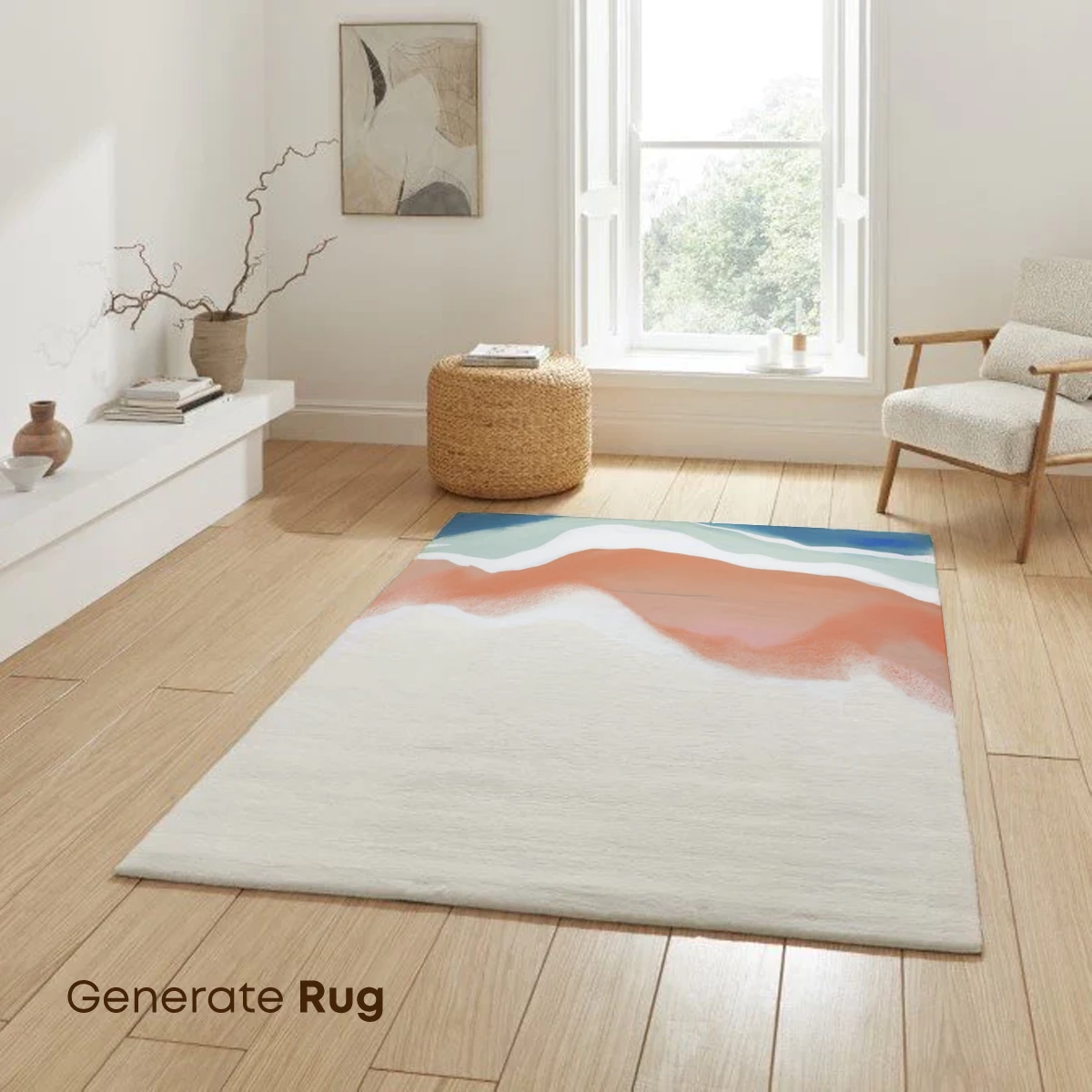 Desert Dunes in Coral Hues - Image 6