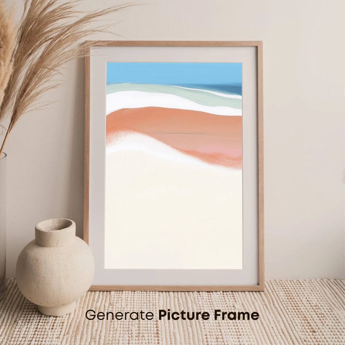 Desert Dunes in Coral Hues - Image 7