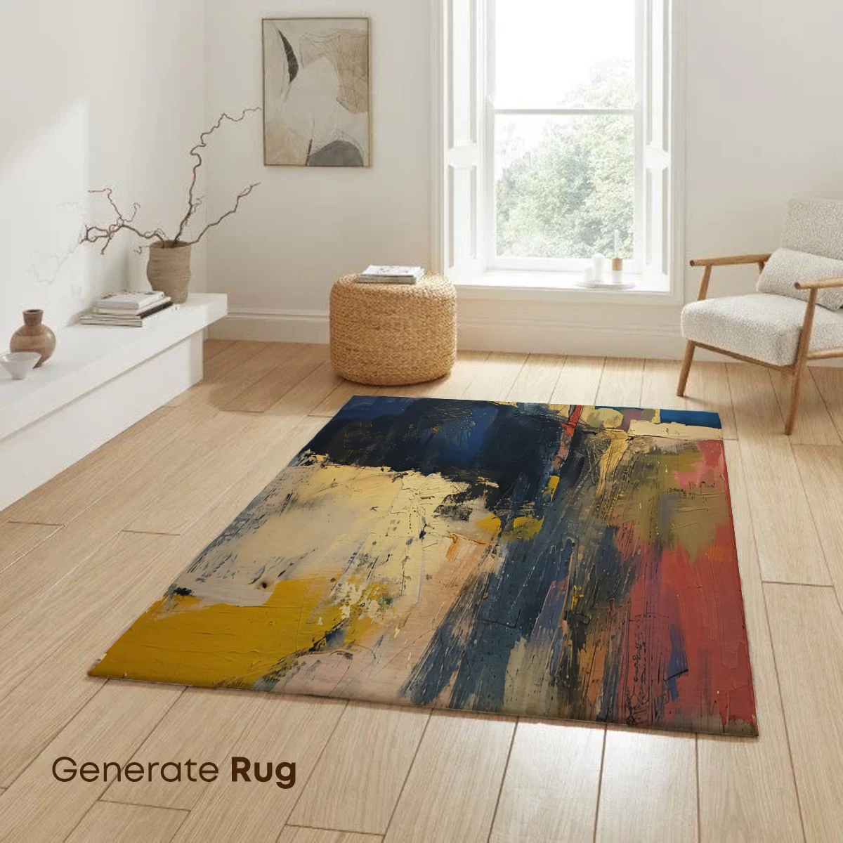 Abstract Canvas Symphony: Bold Strokes and Color Fusion - Image 6