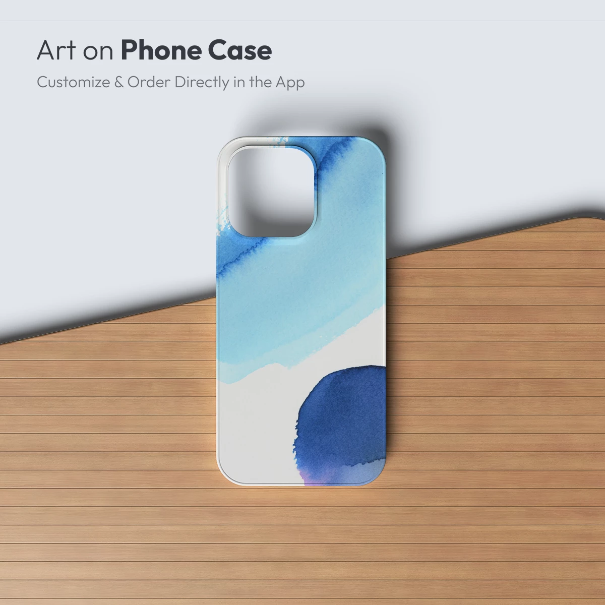 Ethereal Blue Watercolor Flow - Image 3