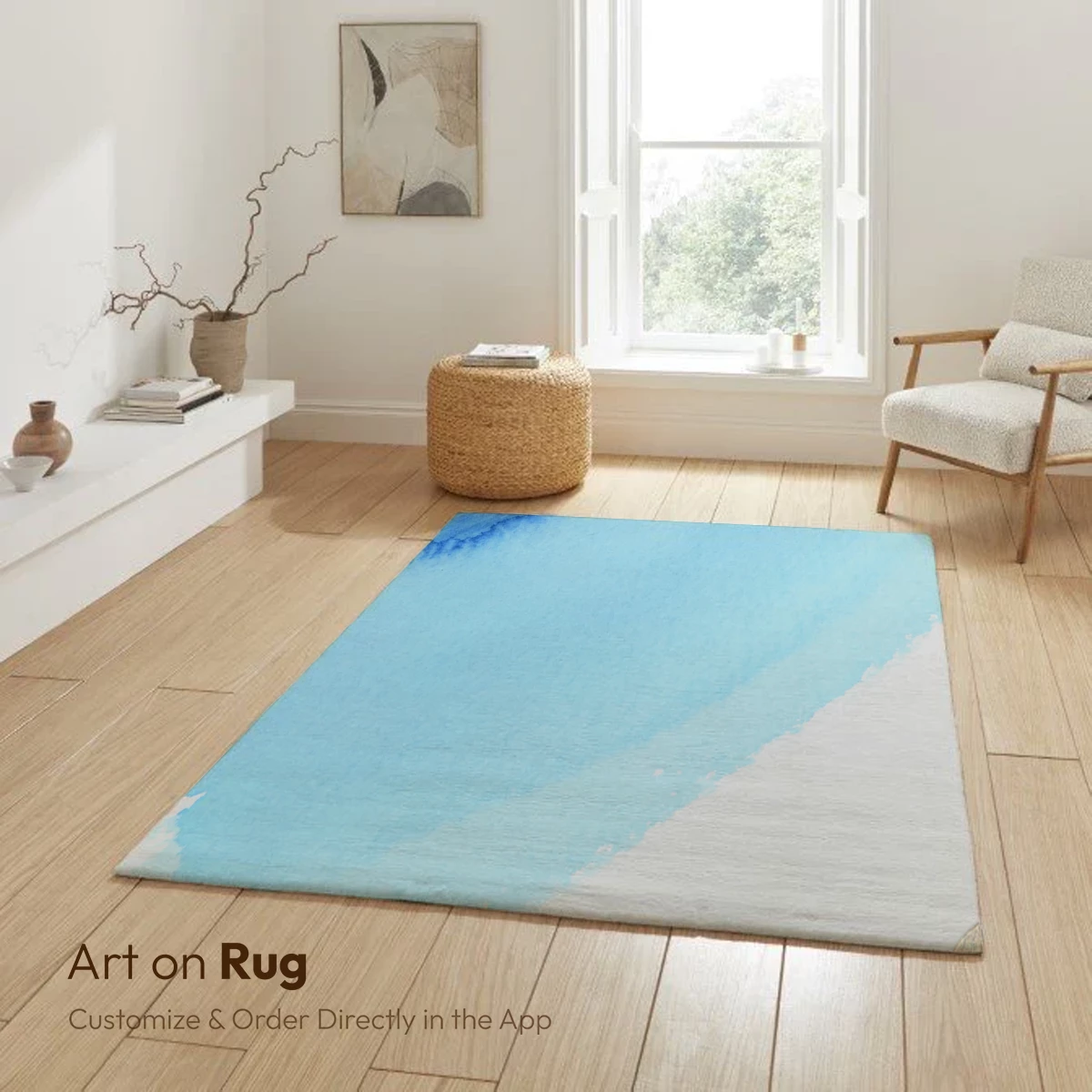 Ethereal Blue Watercolor Flow - Image 6