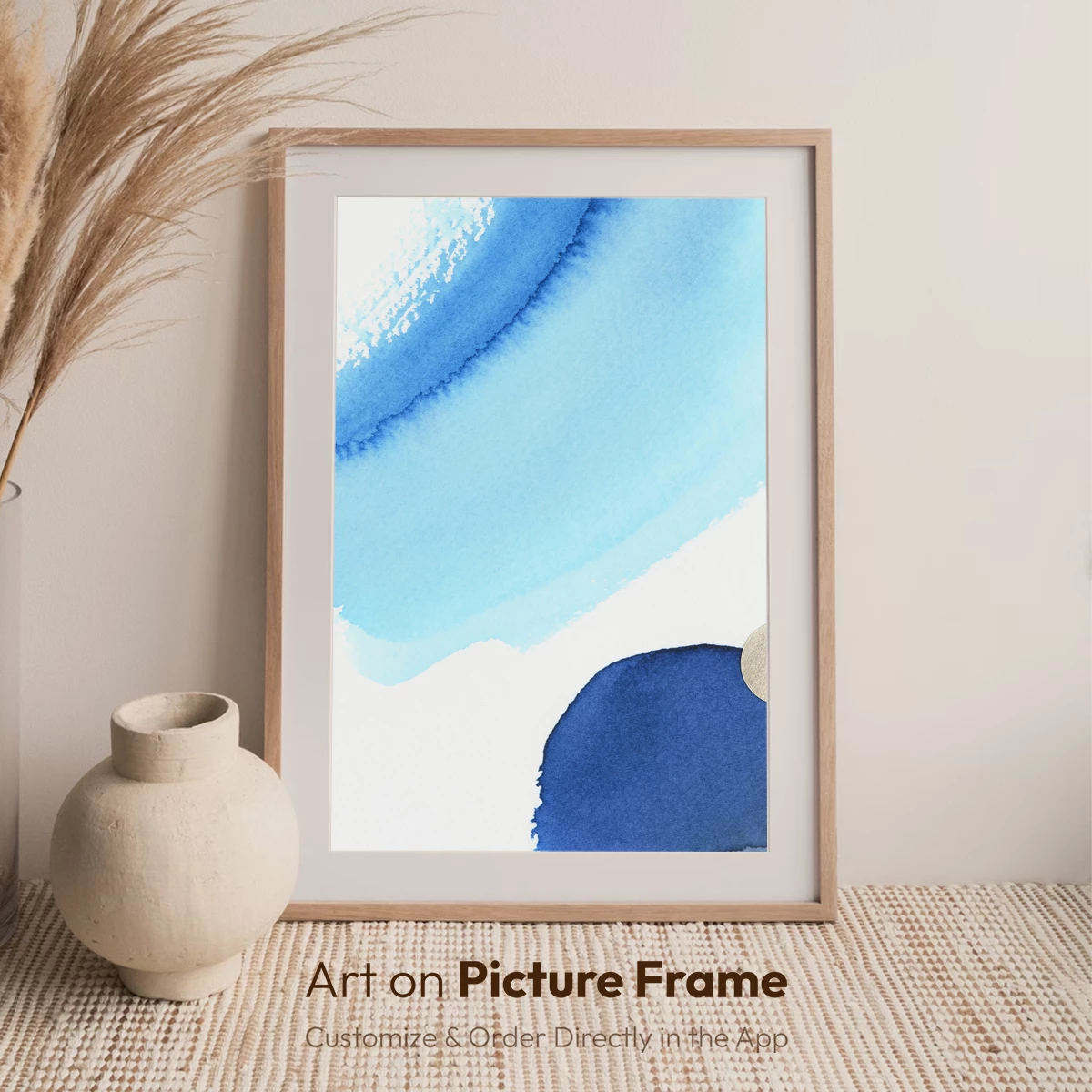 Ethereal Blue Watercolor Flow - Image 7