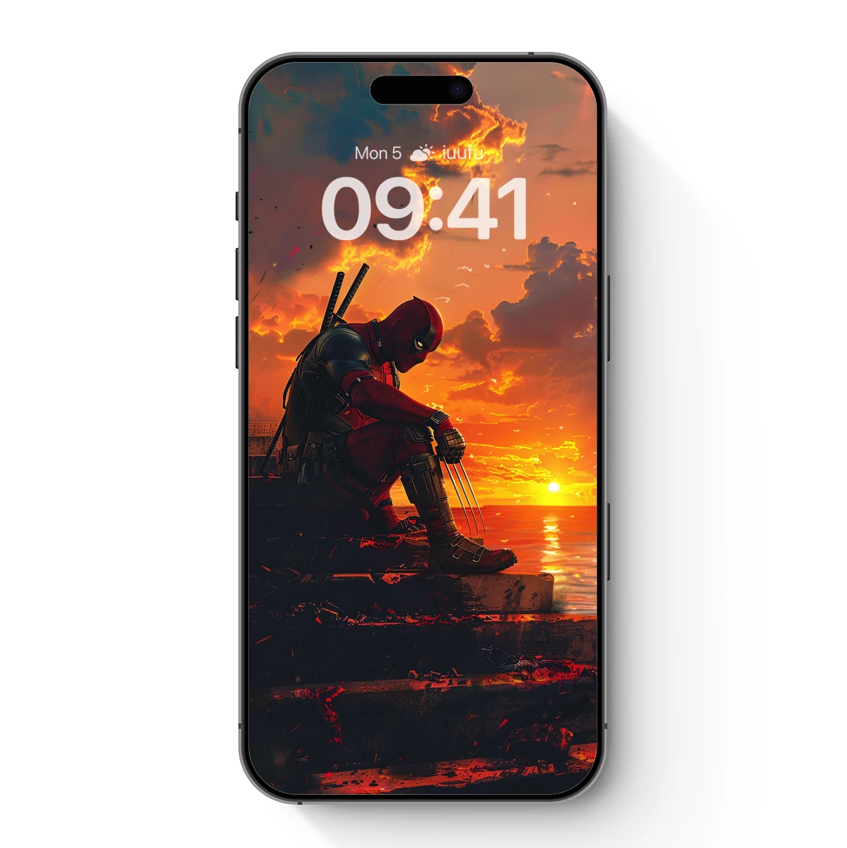 Deadpool’s Sunset Solitude: A Hero’s Reflective Moment Deadpool's Sunset Solitude: A Hero's Reflective Moment