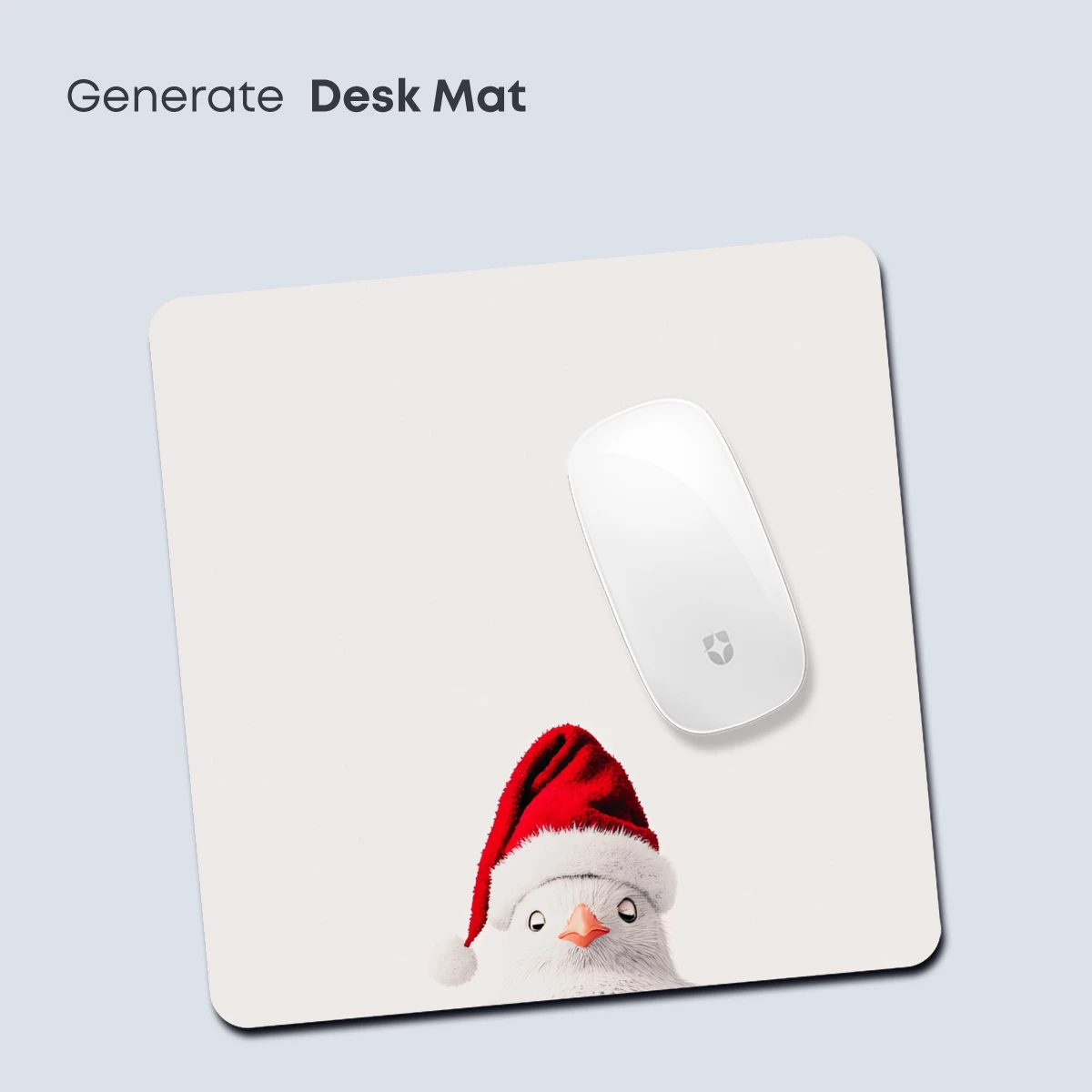 Festive Chick in Santa Hat: Whimsical Holiday Cheer - Image 4