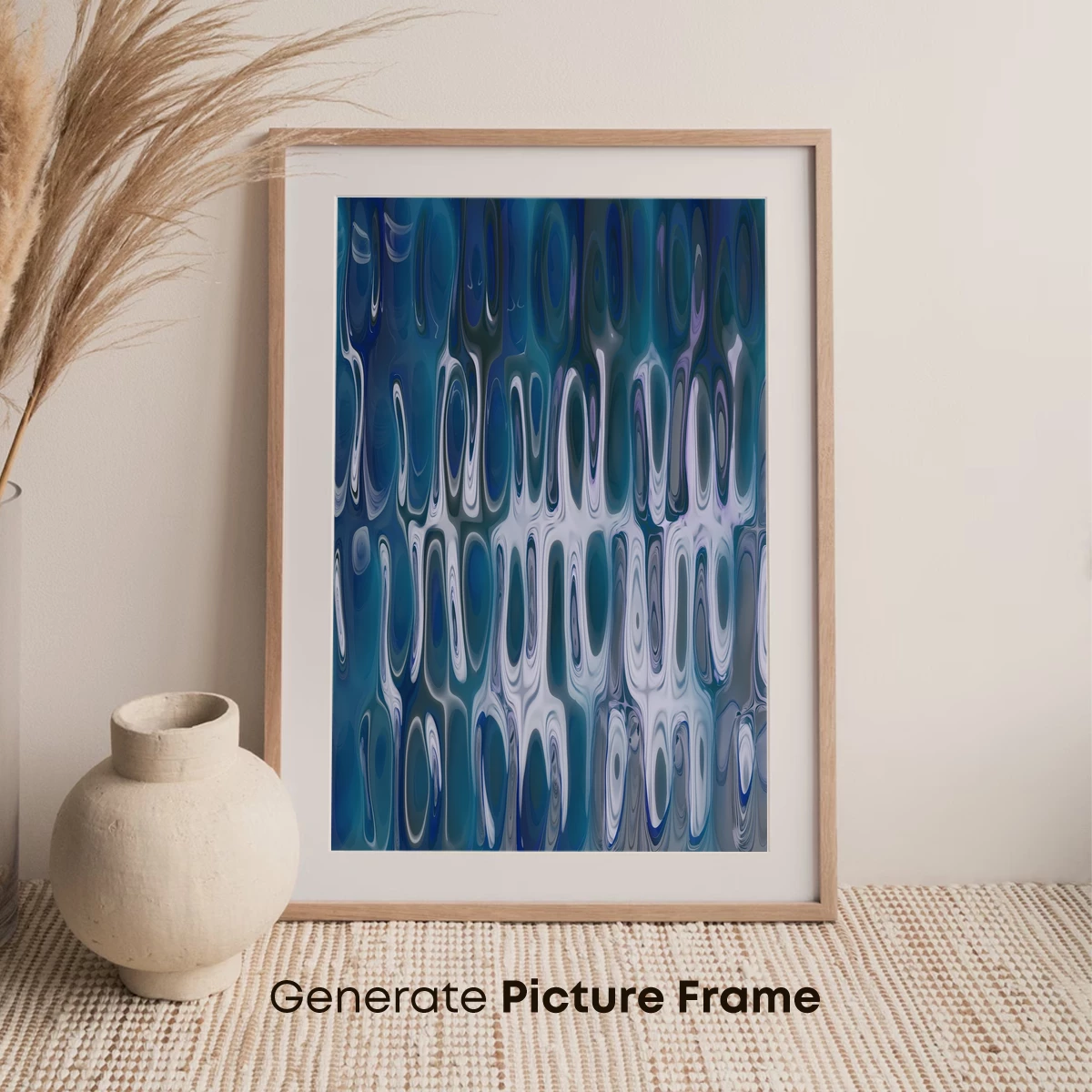 Fluid Blue Abyss: Abstract Liquid Dynamics - Image 7