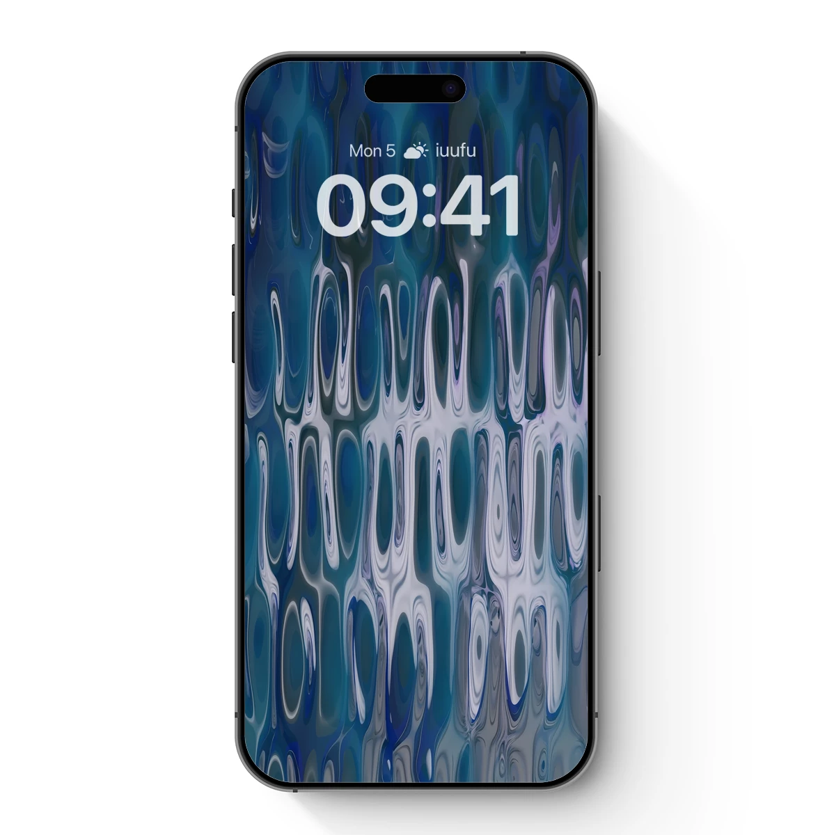 Fluid Blue Abyss: Abstract Liquid Dynamics